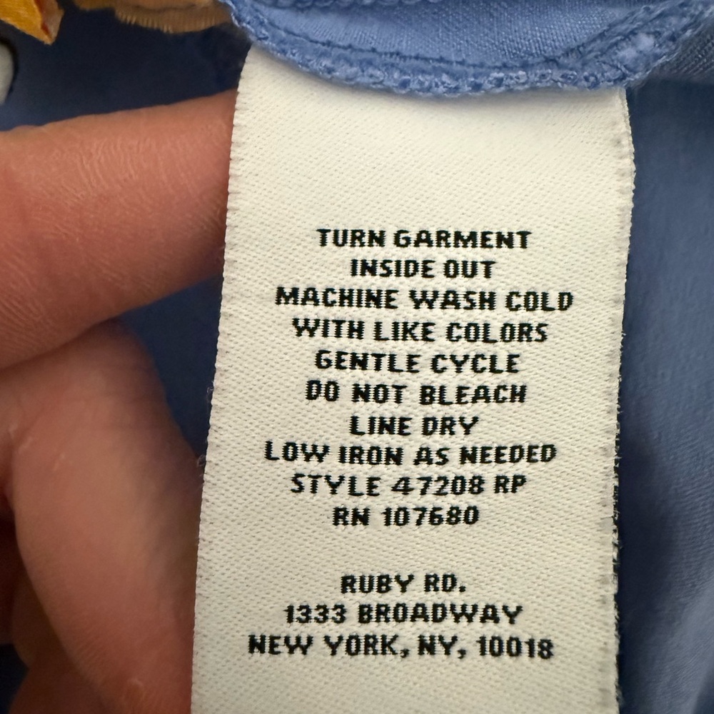 Ruby Rd. Blue Women's Pants - Picture 4 of 5